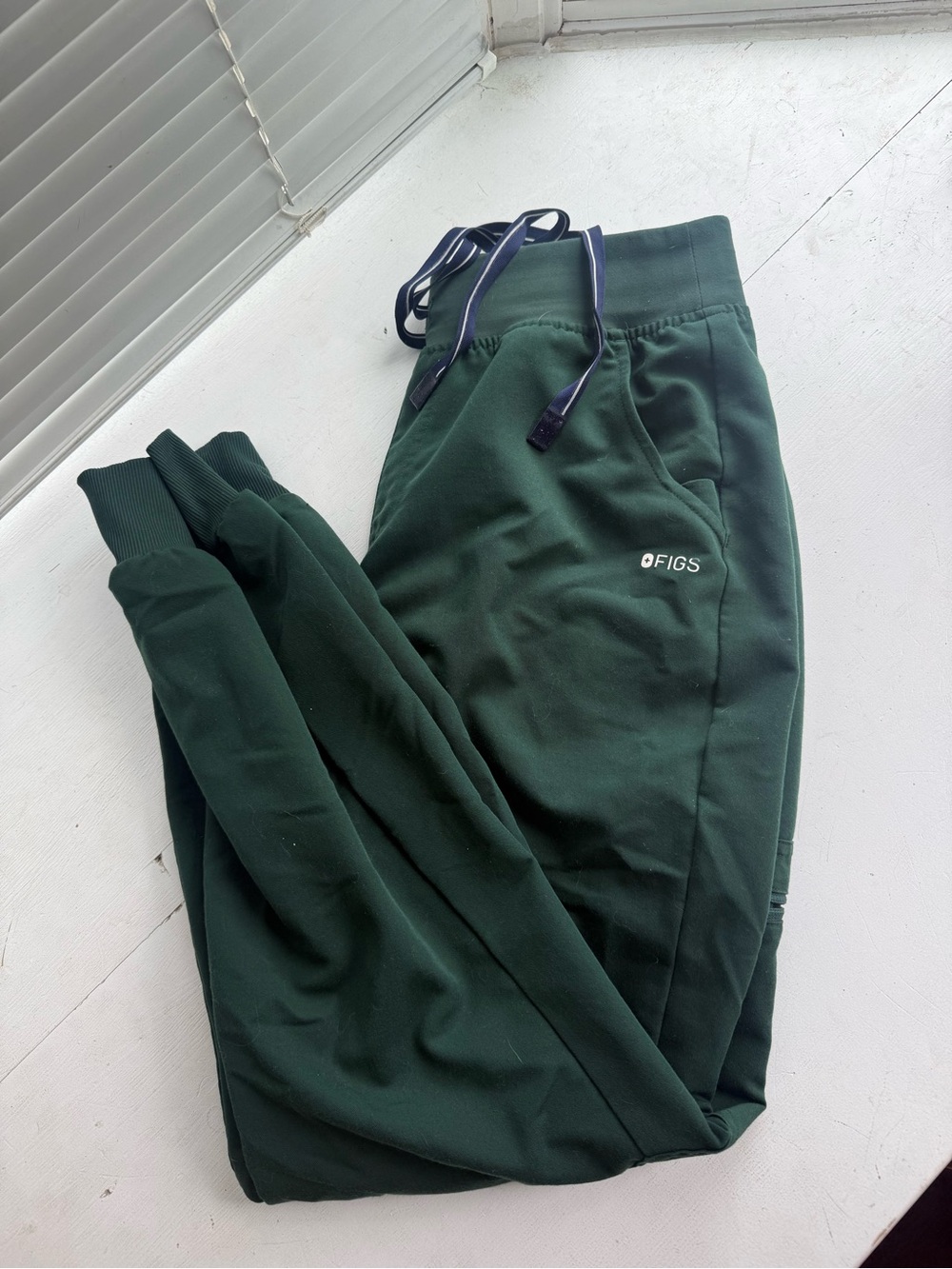 Figs MEDIUM Zamora Jogger Pants in British Racing Green (LIMITED EDITION)
